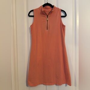 Spartina - Women’s Coral Sleeveless Midi Dress.  Size S. Cotton/Spandex